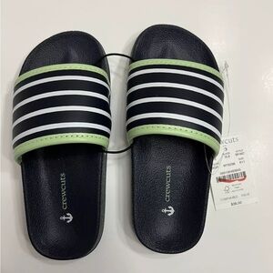 J Crew Crewcuts Youth Kids Unisex Size 11 Pool Slides /Sandals